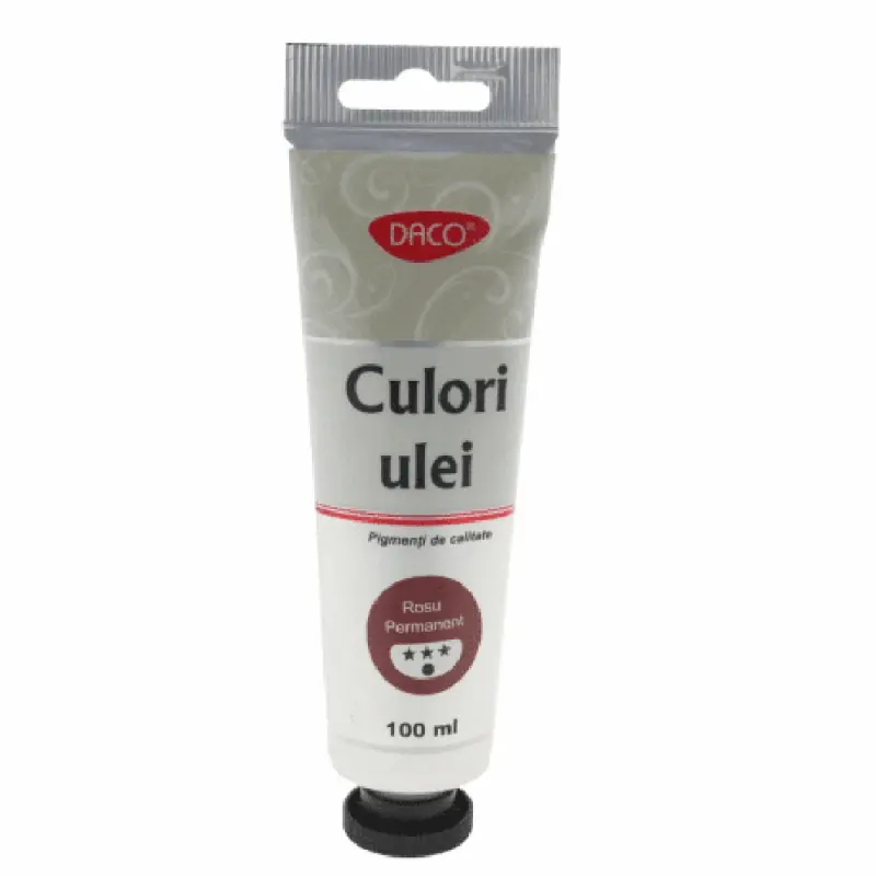 Culori ulei, 100 ml Rosu Permanent