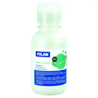 Tempera 125ml metalizata Alb
