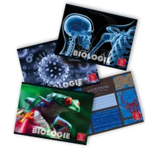 Caiet Biologie 17x24, 24 file Coperta Policromie PIGNA
