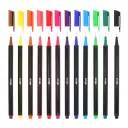 Fineliner Strigo triunghiulare 12 culori, 0.4mm 2