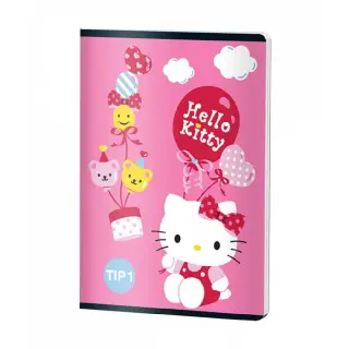Caiet Tip I 24 file, Batman, Elsa, Hello Kitty