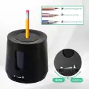 Ascutitoare electrica Eagle TY49, alimentare 2 baterii AA neincluse, 1 orificiu, 6-8mm, plastic, negru 3
