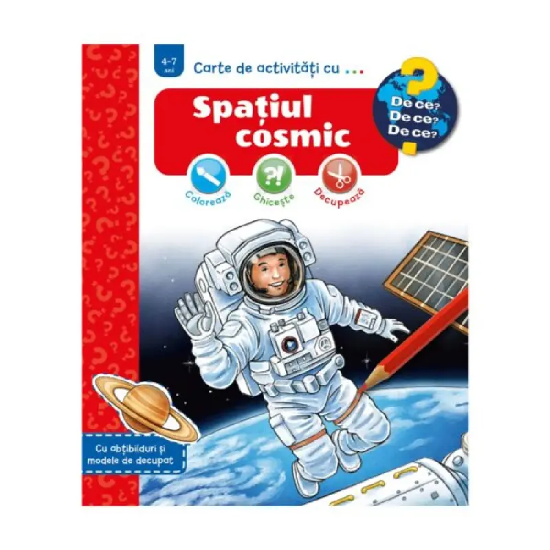 Carte de activități cu .... Spațiul cosmic