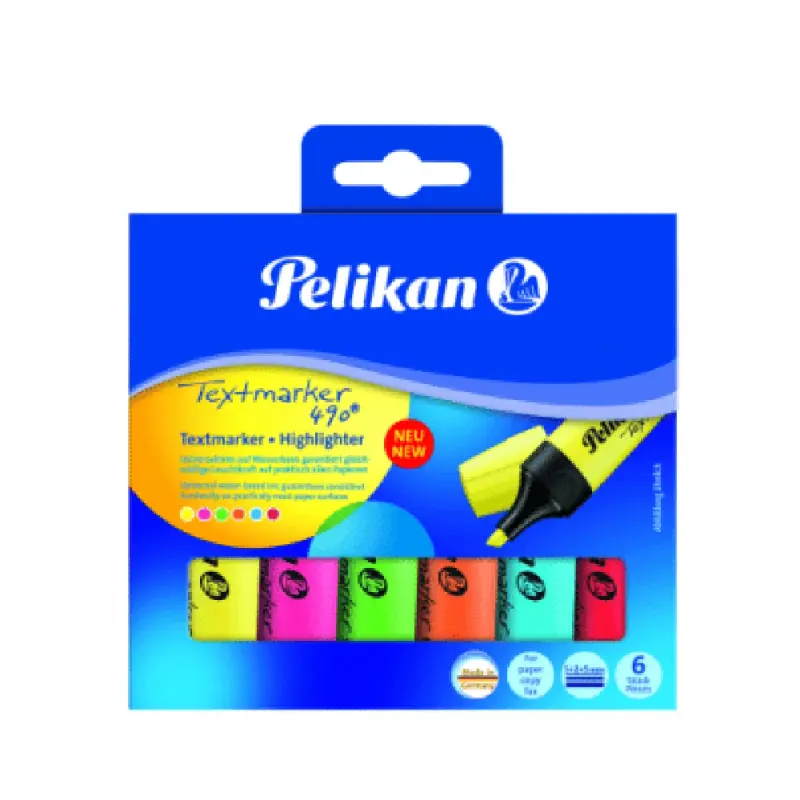 Textmarker Evidentiator, Set 6 Culori
