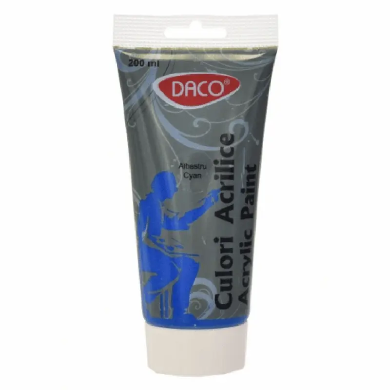 Culori Acril 200ml Albastru Cyan