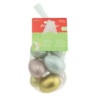Accesorii Craft - AD912 Oua plastic culori metalizate