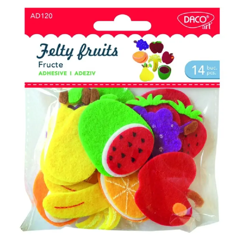 Accesorii craft - AD120 fructe pasla autoadeziva DACO