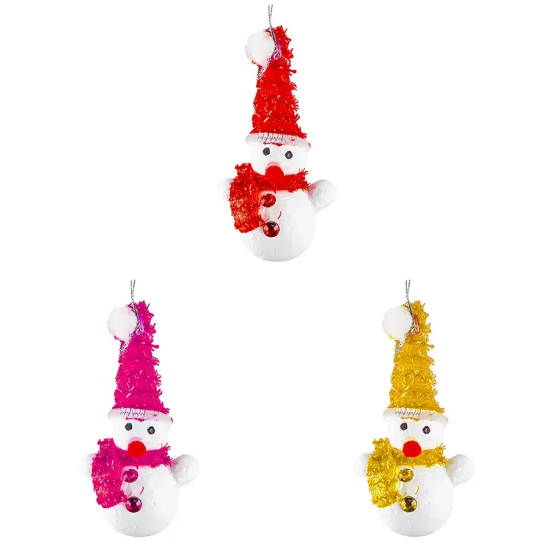 Globuri pom Craciun, Om de zapada, 6.5 cm, 3 buc/set