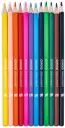 Creioane Colorate OXFORD Triunghiulare - Set 12 buc cu ascutitoare 2
