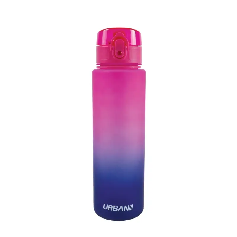 Sticla apa 700 ml, plastic, PINK GRADIENT, 25.10x6.9 cm - S-COOL