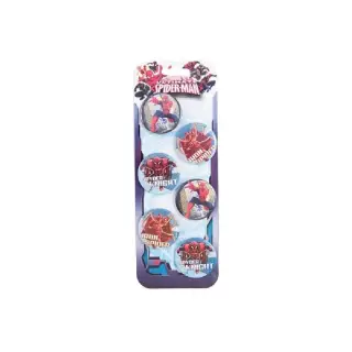 Set 6 insigne Spiderman