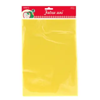 Accesorii Craft - Fetru Uni set4 Galben (AD081G)