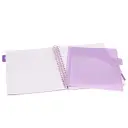 Caiet cu spirala si separatoare, STRIGO PADS Project Book PANDA, A4, Matematica 4