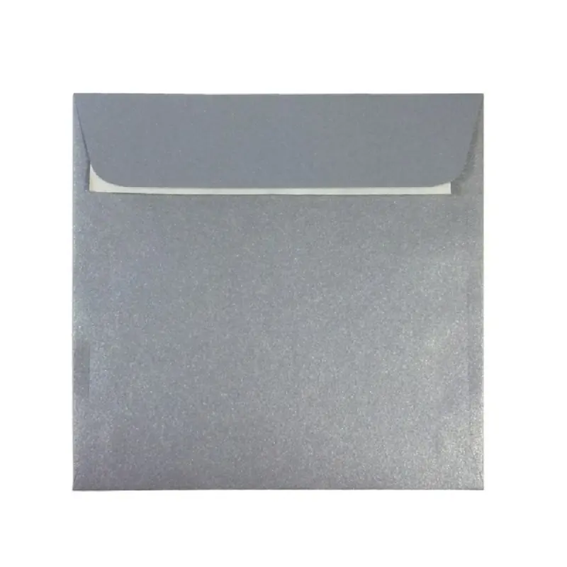 Plic Patrat siliconic DACO 25 buc/set, Argintiu