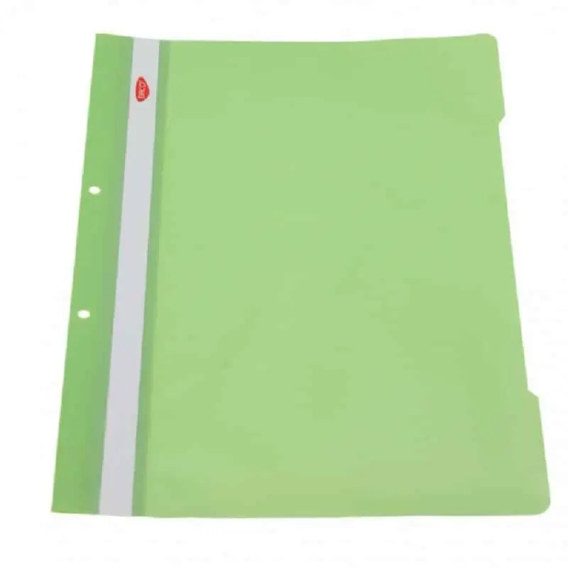 Dosar plastic cu sina metalica verde deschis, Daco