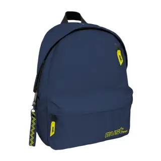 Ghiozdan Must, 4 compartimente, 32x17x42 cm, navy blue