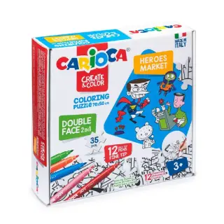 Set puzzle si 12 carioci Heroes Marker CARIOCA
