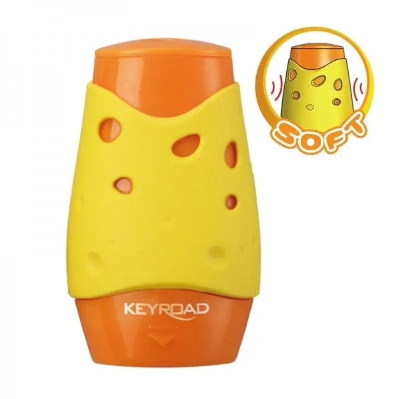 Ascutitoare Keyroad Softy, plastic, 2 orificii, cu rezervor 