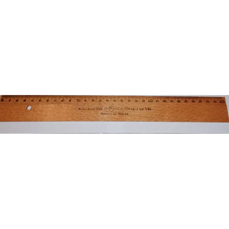 Rigla/Liniar lemn 30cm