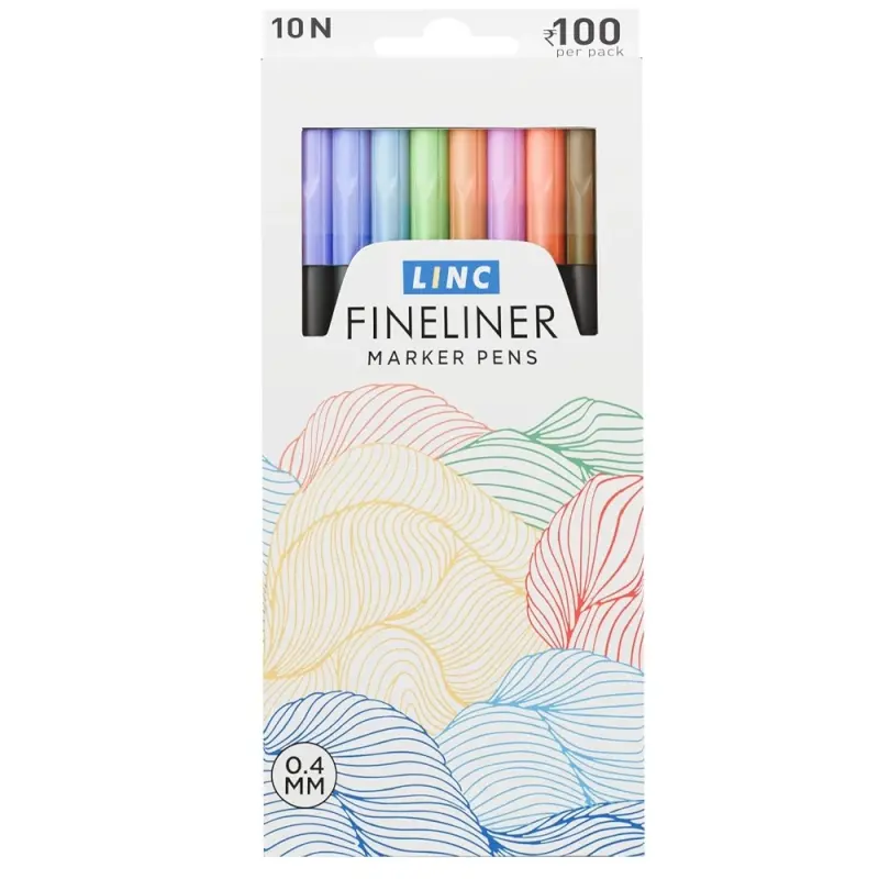 Finelinere 10 buc/set - LINC