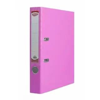 Biblioraft plastifiat 50 mm daco roz