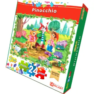 Puzzle 24 piese - Pinocchio 33x23 cm