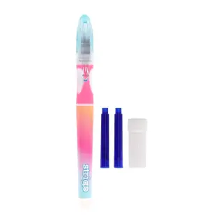 Stilou Strigo cerneala cu stergere + 2 rezerve + dispozitiv curatare, in blister, Gradient