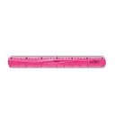 Set geometrie Keyroad, 30cm, PVC, diverse culori, flexibil, blister 4 piese 4