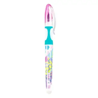 Stilou Strigo cerneala cu stergere + 2 rezerve + dispozitiv curatare, in blister, roz