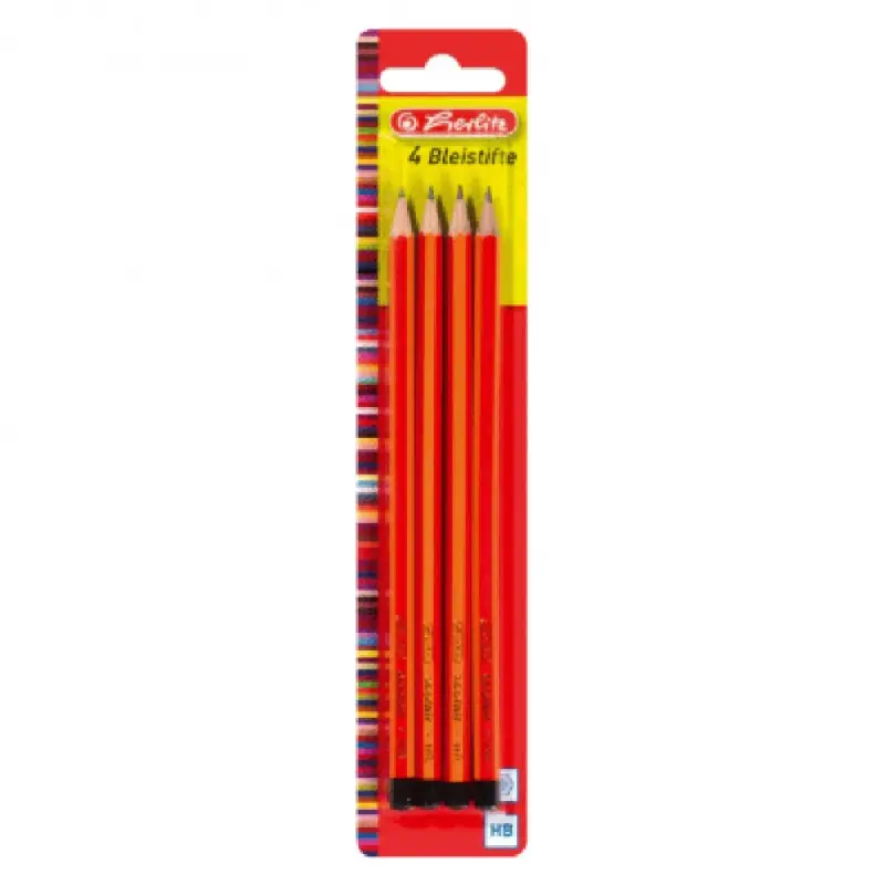 Creion Grafit HB lacuit 4/set