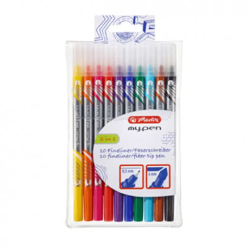 FINELINER+CARIOCA MY.PEN SET 10