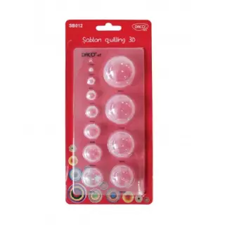 Sablon Quilling 3D 12 forme DACO SB012