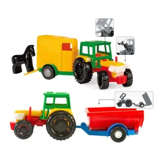 Tractor cu remorca 35x11x13cm - Tigres
