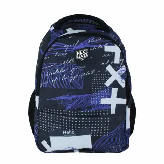 Ghiozdan Next Level 2in1 colectia Hello 4 comp 48x33x23cm