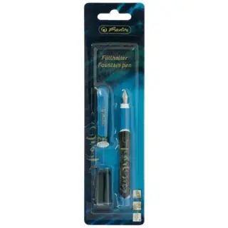 Stilou ergonomic, penita M, 3 patroane incluse, New Batik Fearless