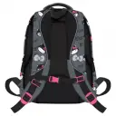 Ghiozdan St.Majewski Hello Kitty, 40cm, 4 compartimente, gri/roz 2