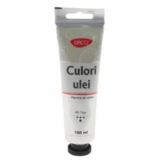 Culori ulei, 100 ml Alb Titan