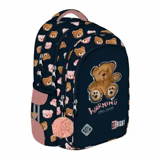 Ghiozdan scolar Majewski ST Right, BP58, Teddy Bear, 4 compartimente, 40 x 28 cm