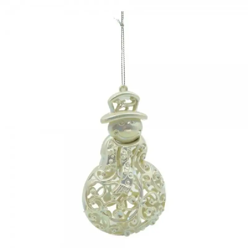 Ornament brad de Craciun Perlat - Om de zapada