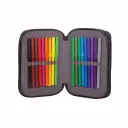 Penar scolar Astra, echipat, 3 compartimente, colectia Panda 4