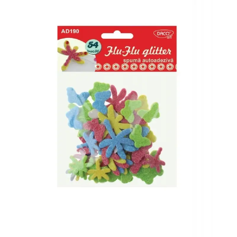 Accesorii craft - Flu-Flu Glitter Spuma AA ( AD190)