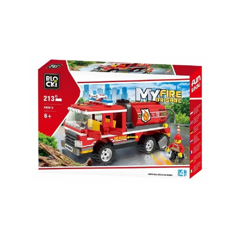Blocki My Fire Brigade, Cisterna Pompieri, 213 Piese