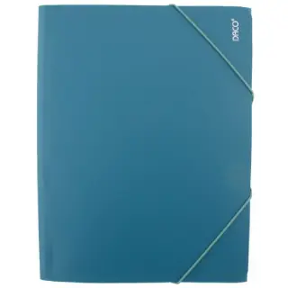 Mapa plastic cu elastic A4 Verde DACO