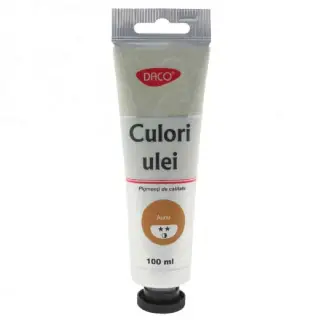 Culori ulei, 100 ml Auriu
