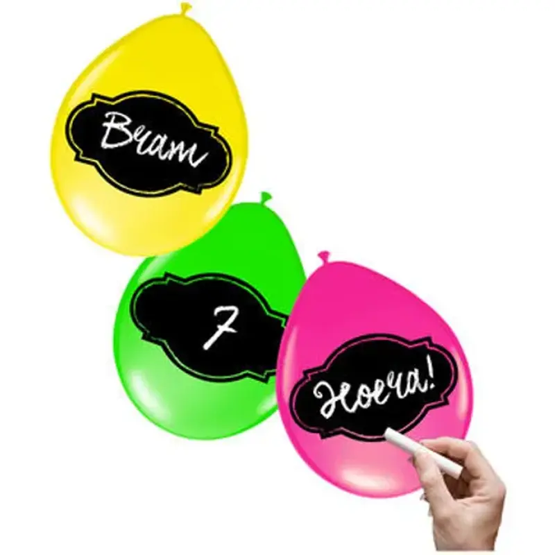 Set 6 baloane Latex Neon 30cm