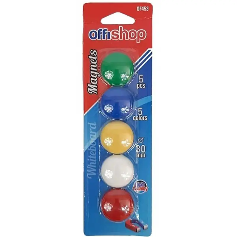 Magneti Color, 30mm, 5 Buc/Set - OF453 OFFISHOP