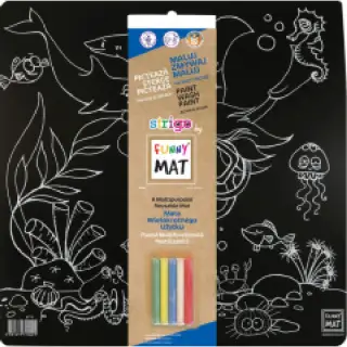 Plansa Funny Mat Neagra reutilizabila - Ocean