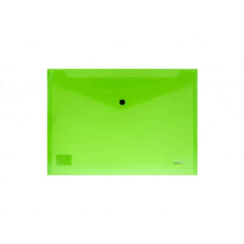Mapa plastic plic cu capsa A4 Daco Verde Neon