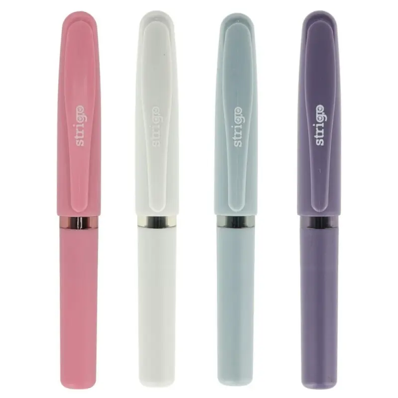 Pix cu gel Strigo MINI, 0.5mm, cerneala albastra