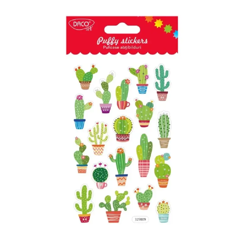 Abțibild - AB095 Cactuși Pufoase DACO